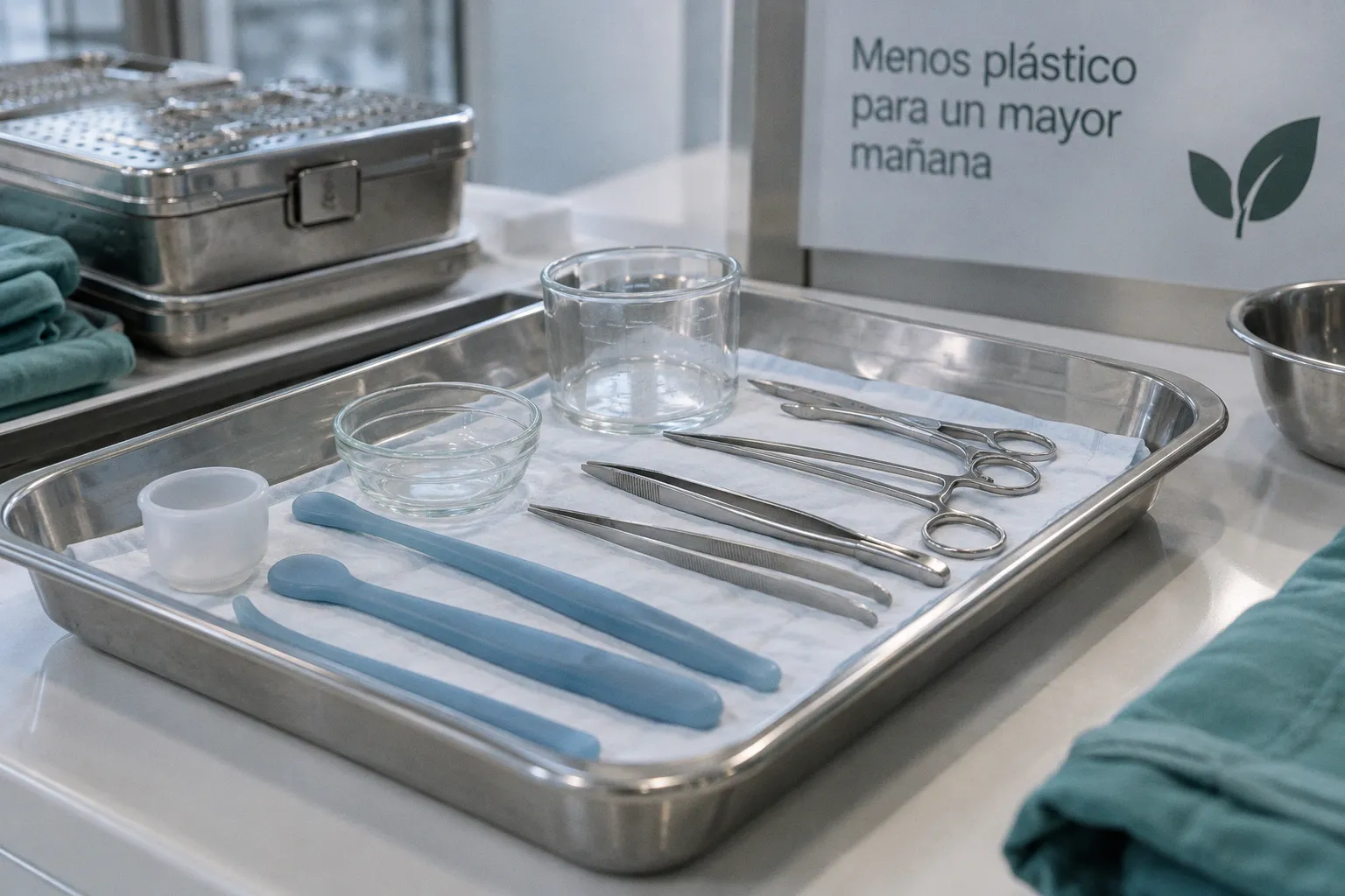 Plásticos en hospitales: alternativas sostenibles y viabilidad